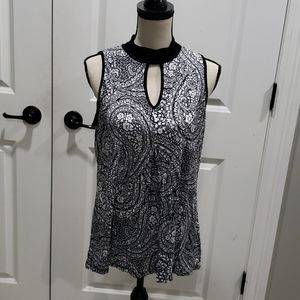 Paisley key hole top